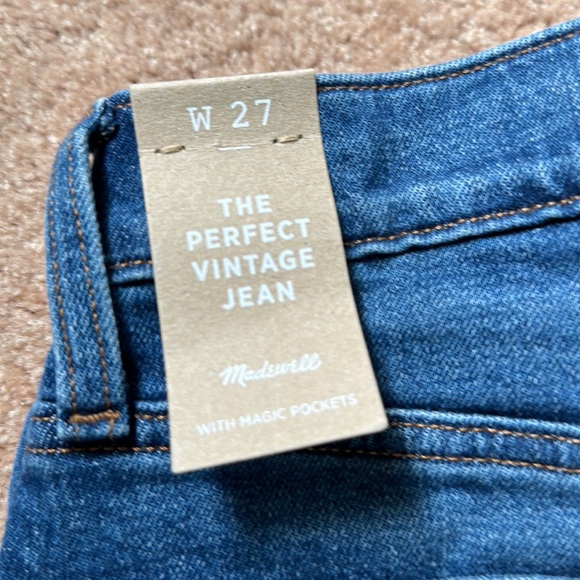 Madewell Jeans High Rise The Perfect Vintage size 27 NWT - Picture 2 of 6